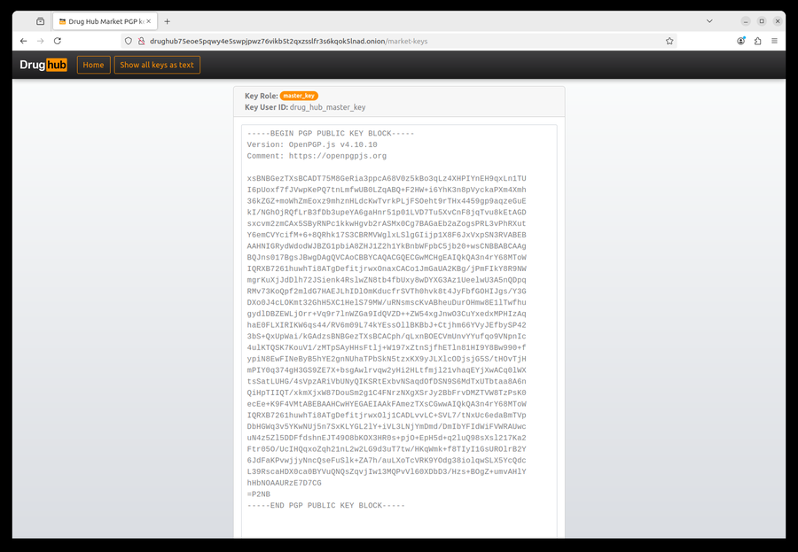 PGP keypair generation screen